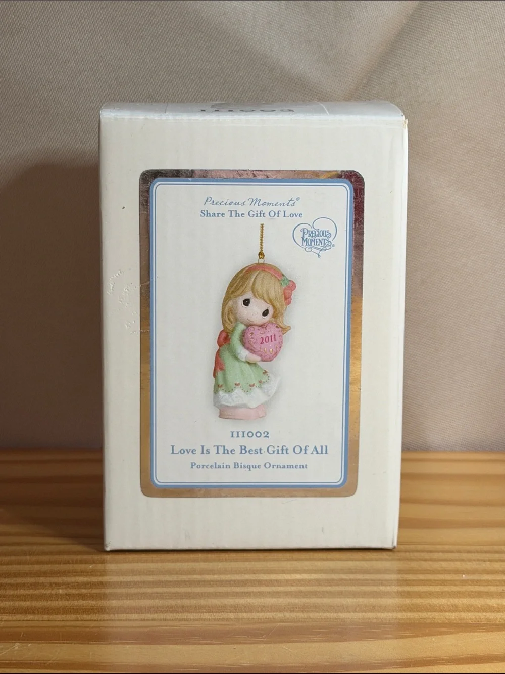 Precious Moments Share The Gift Of Love Ornaments 2011-2015 Set of 5
